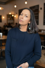 Load image into Gallery viewer, Azurite Queen Earrings : Sterling Silver