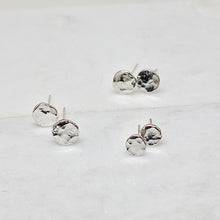 Load image into Gallery viewer, Sterling Silver Organic Studs