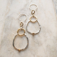 Load image into Gallery viewer, Passage Earrings in Sterling Silver &amp; Brass
