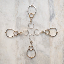 Load image into Gallery viewer, Passage Earrings in Sterling Silver &amp; Brass
