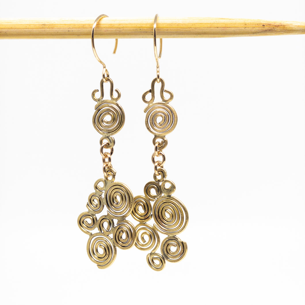 The Delicate Spiral Earrings