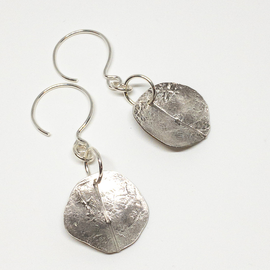 Kanso Disc Earrings - Sterling Silver