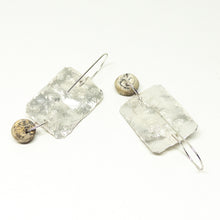 Load image into Gallery viewer, Tabula Rasa Earrings - Fossilized Stegodon Bone
