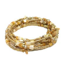 Load image into Gallery viewer, South China Sea Shell &amp; Citrine Wrap

