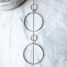 Load image into Gallery viewer, Infinity Statement Hoops REDUX in Sterling Silver
