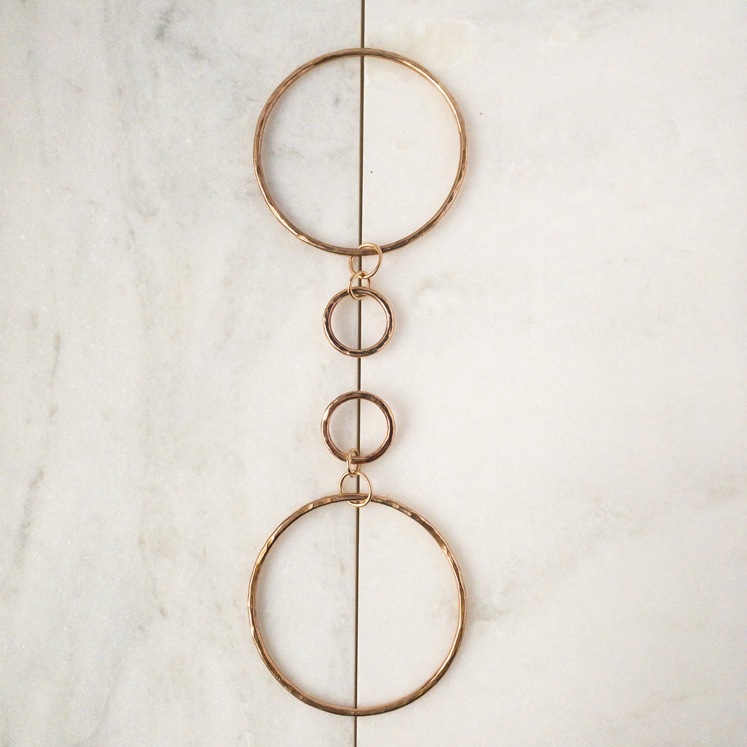 Infinity Statement Hoops REDUX in Bronze