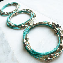Load image into Gallery viewer, Turquoise Love Wrap Silver
