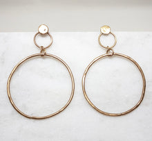 Load image into Gallery viewer, Shibumi Bronze Age Hoops
