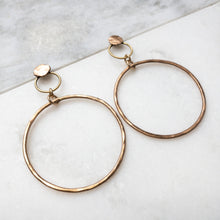 Load image into Gallery viewer, Shibumi Bronze Age Hoops
