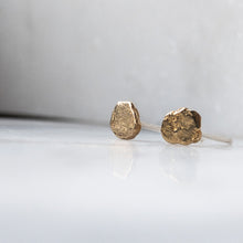 Load image into Gallery viewer, Brass Organic Studs
